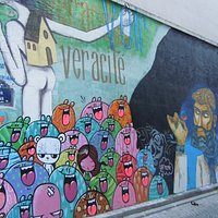 La fresque sur le mur