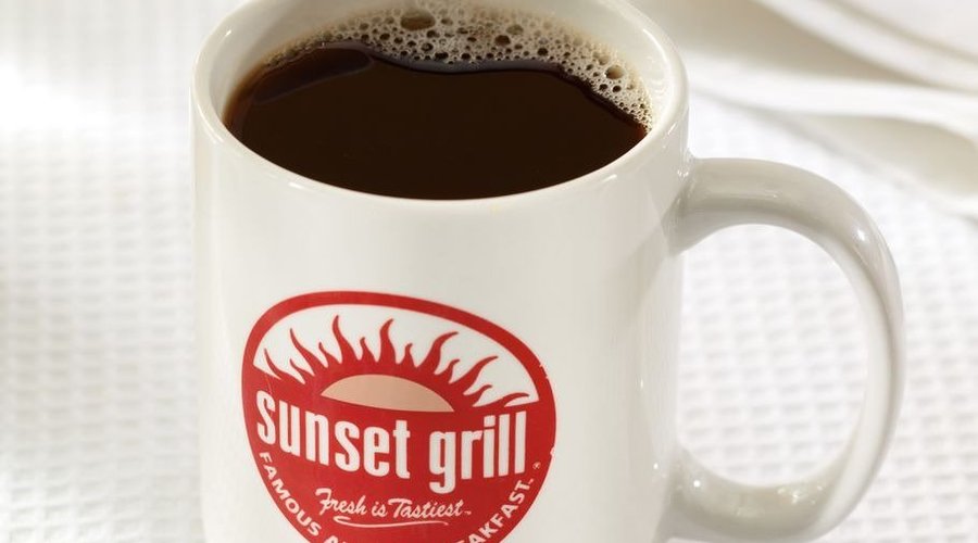 Sunset Grill Signature Blend freshly brewed coffee.