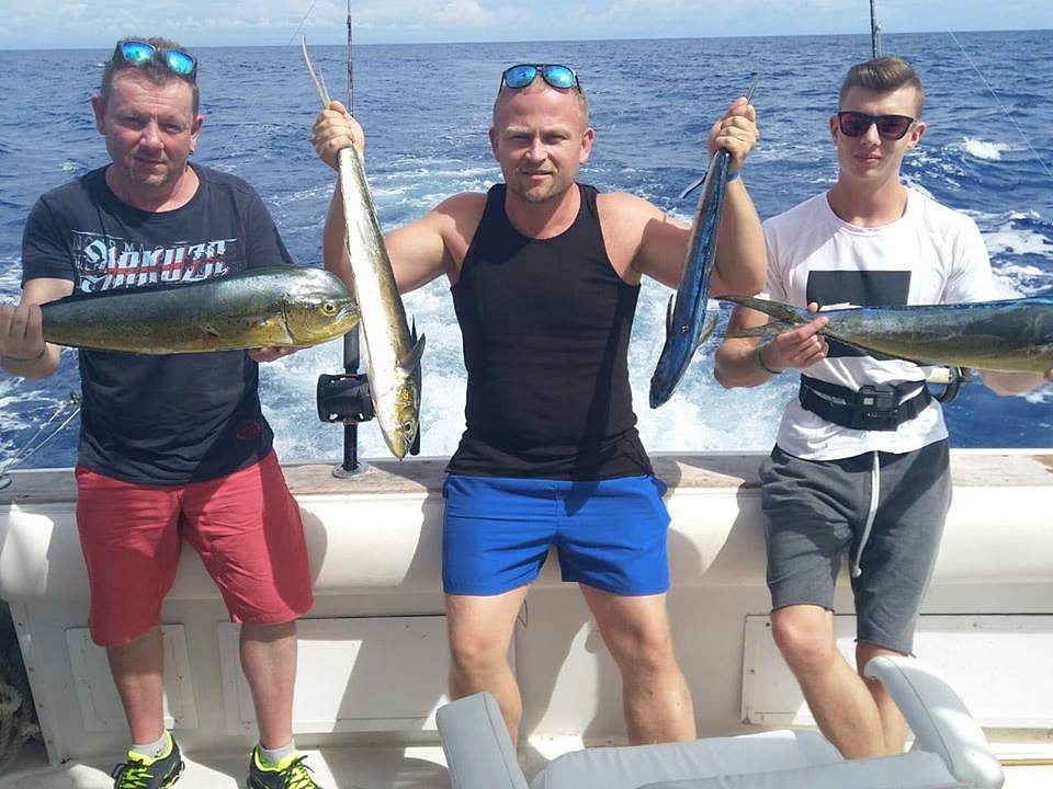 Mahi Mahi is the most common fish in the Caribbean and excellent to eat. -  Picture of Rudy's Deep Sea Fishing Charter, St Martin / St Maarten -  Tripadvisor