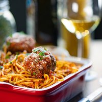 MEATBALLS AND SPAGHETTI
mama's secret meatball recipe served with the freshest pasta and a special marinara sauce. Served family style (can feed up to 5 people).