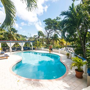 Blue Lagoon Hotel & Marina in St. Vincent, image may contain: Resort, Hotel, Villa, Pool