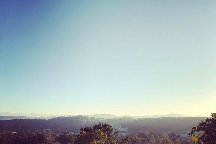 Mountain view at the front of the house 