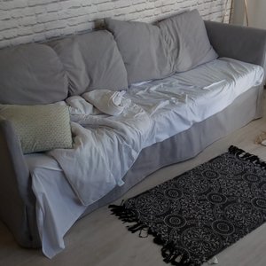 Lo que ofrecen como sofá-cama. Sofá modelo Bomsund de Ikea