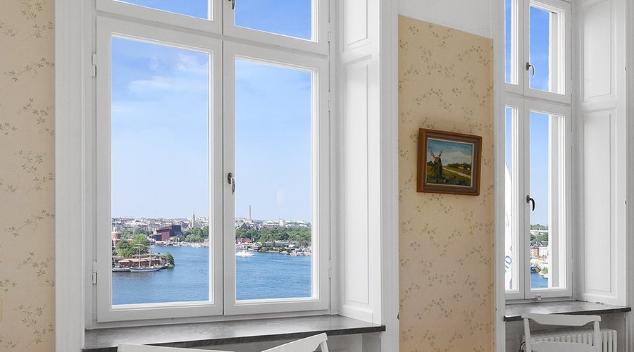 Our hotel rooms are spread over several buildings, and to create a more intimate feeling we have created smaller lounges adjacent to each room category. This is the view from the lounge for the sister rooms.