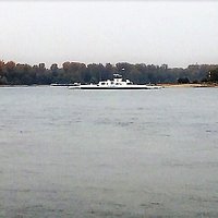 The Rhein ferry from a distance :-)