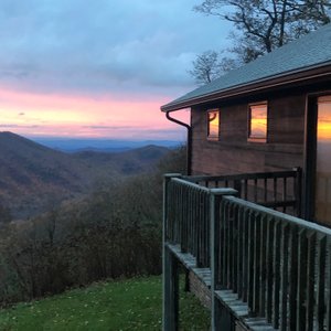 Sunset at Sterchi lodge
