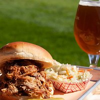 Pulled pork sandwich