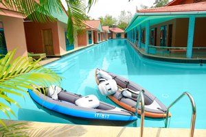 Piscina y playa