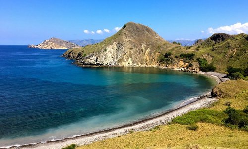Scenic landscape of Komodo National Park, East Nusa Tenggara