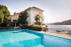 Hotel Giardinetto in Pettenasco, image may contain: Villa, Hotel, Resort, Pool