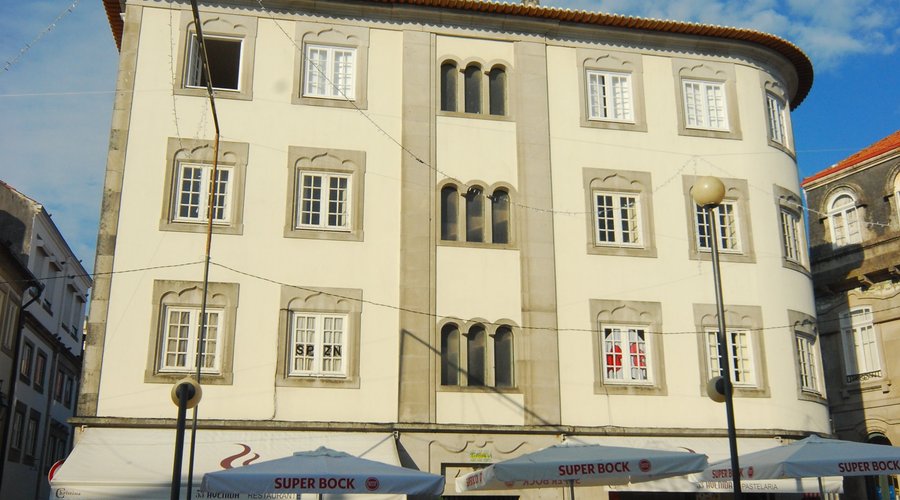 Front view of the building.