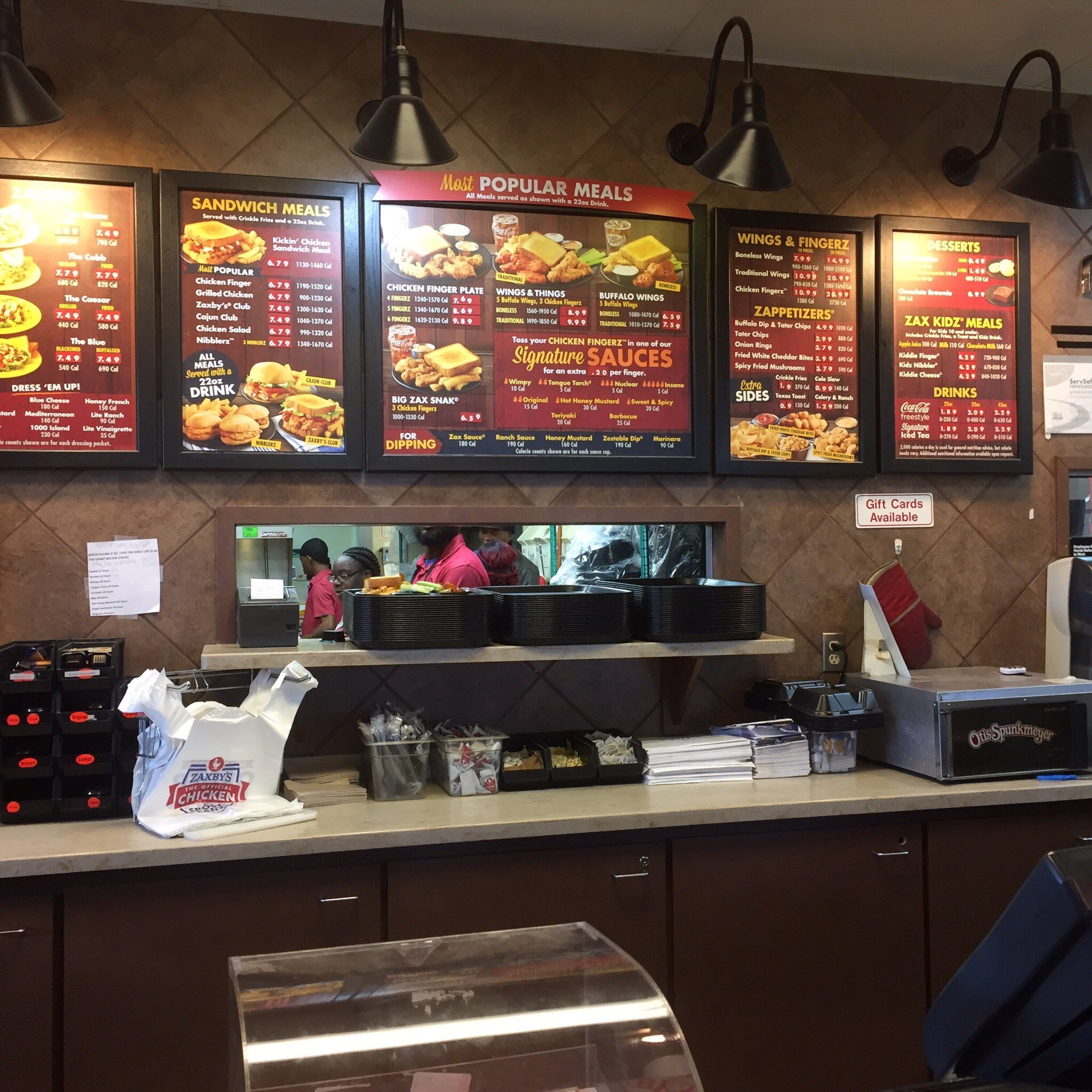 Zaxby's menu with prices 2020 sales