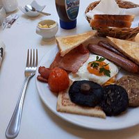 Orange juice, coffee refills and perfectly cooked Full Irish. Relax and Enjoy!