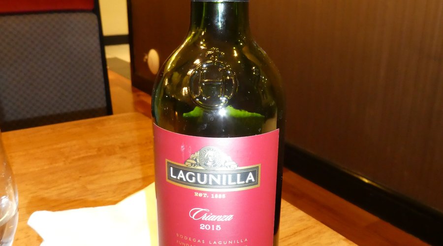 Our Laguilla Rioja which was a great choice for with our meal