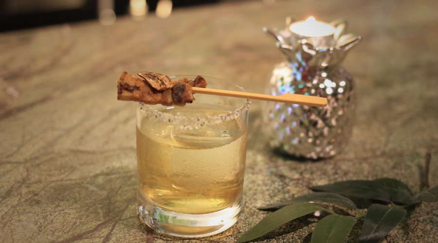 Black pork is most famous bbq in jeju Old - Fashioned