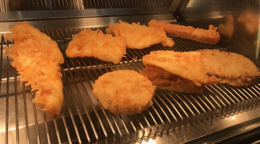 Just some of the selection in Oliver's Takeaway.. Redcar!