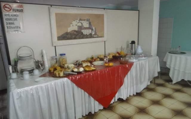 Espaço para o café da manhã.