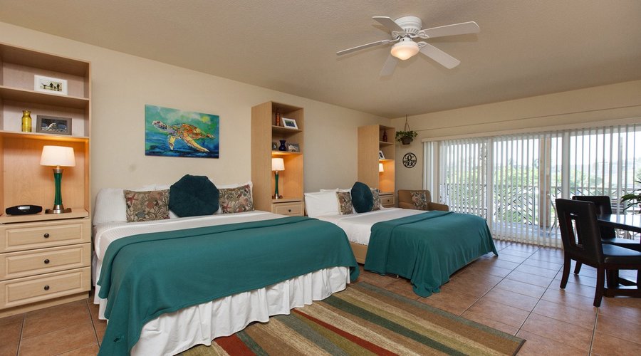 Royal Palm Studio Suite with one stationary King bed and one  King wall bed