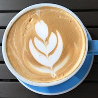 Creamy smooth Latte art by Chelsea.
