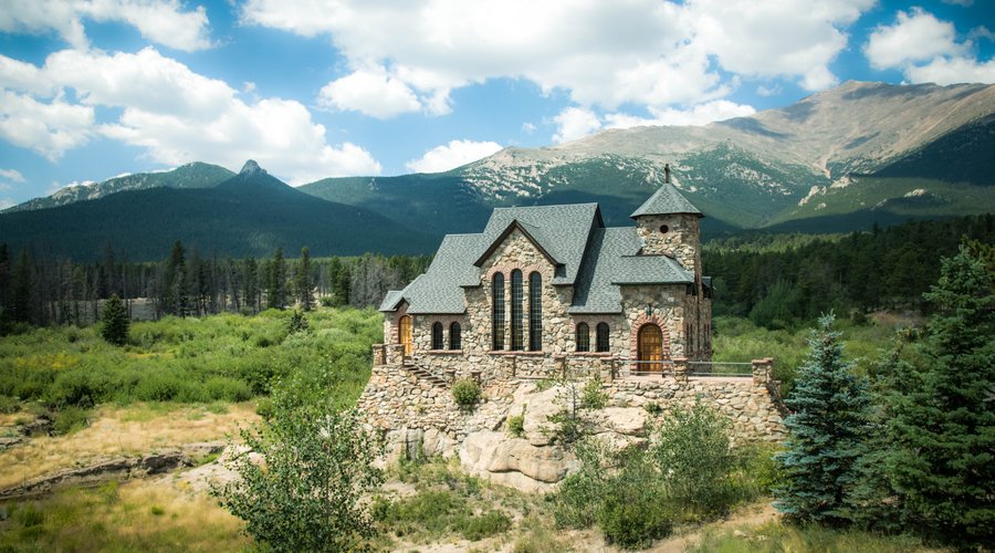 Chapel on the Rock in Allenspark, Colorado.