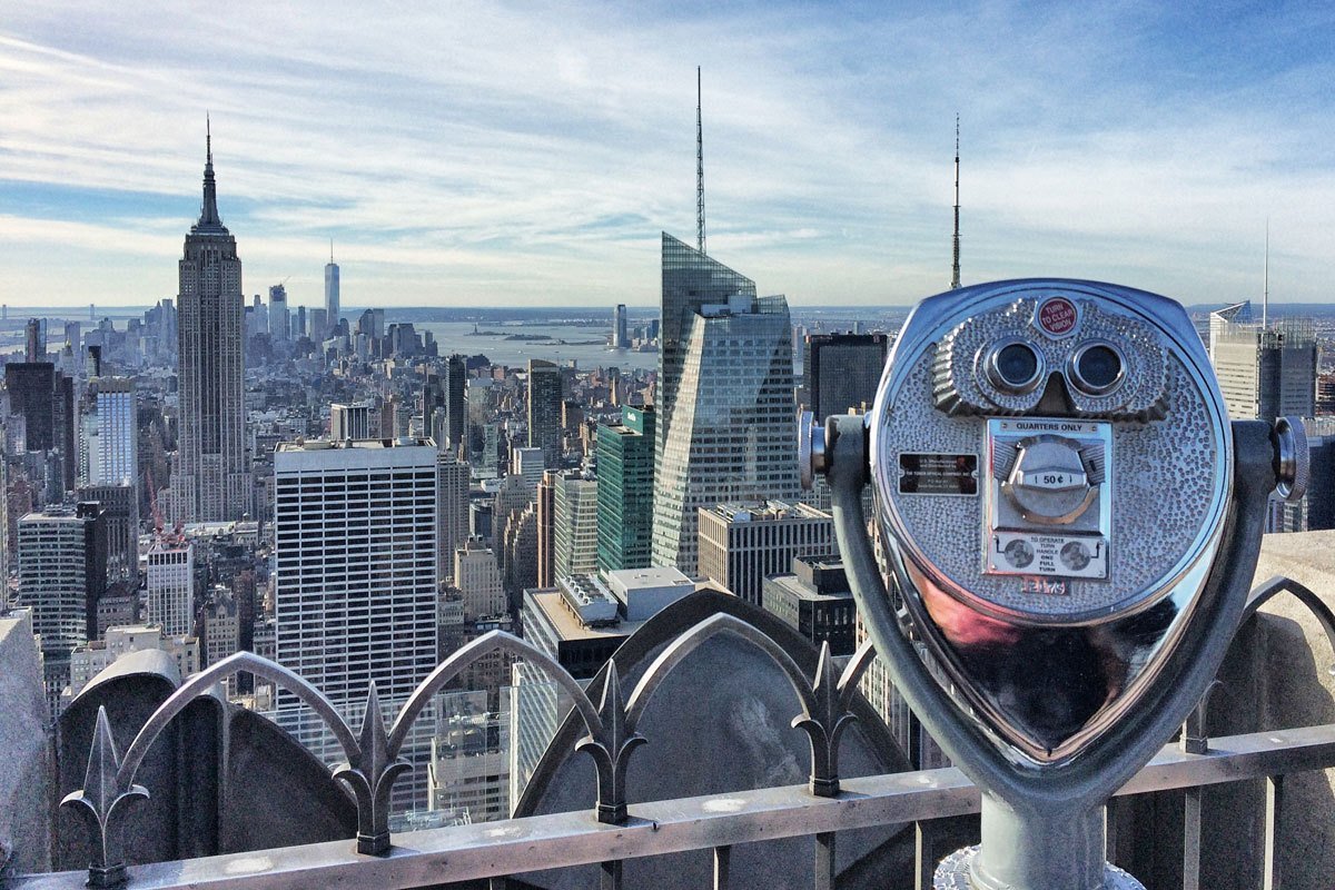 observatório top of the rock rockefeller center