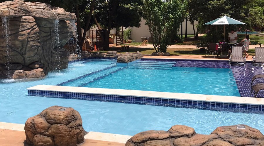 Área das piscinas..😍