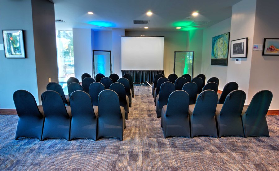 Theater meeting room setup