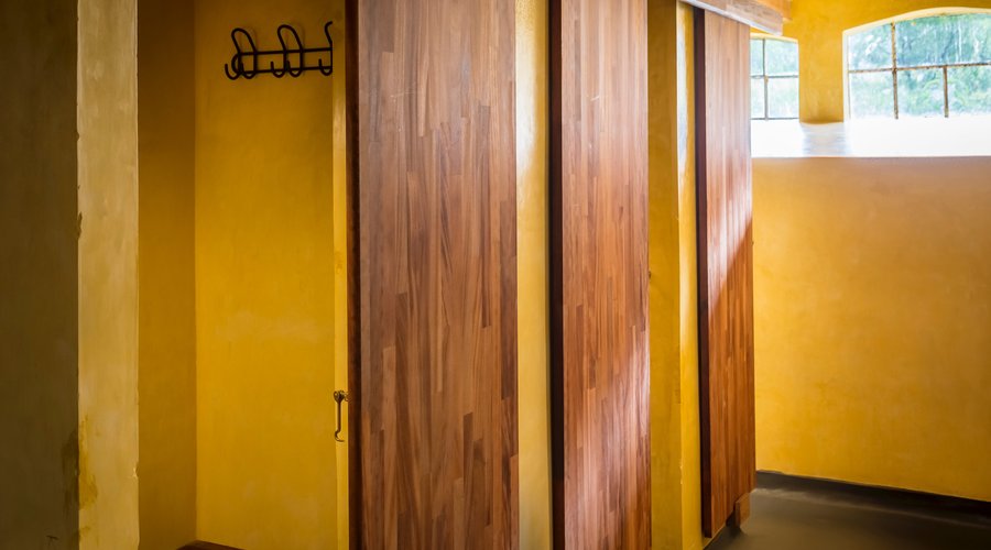 shower and sauna area (old hospital building)