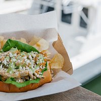 The Nick Alternative Grilled Chipottle Marinated Chicken, Cilantro, Cole Slaw