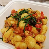 Gnocchi special with fish