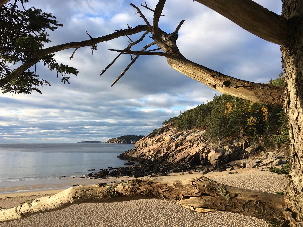 Sand Beach in Winter (U.S. National Park Service)