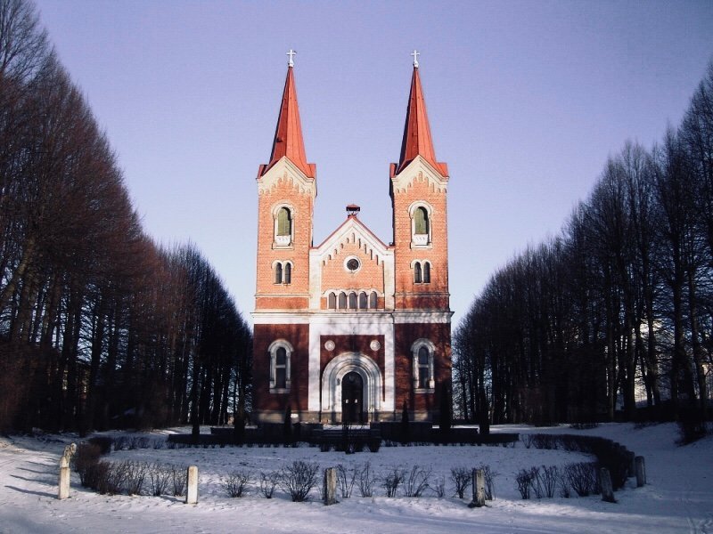 Костел в городе Пултуск