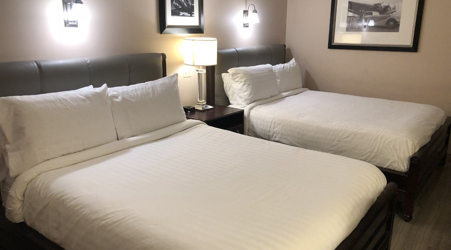 Renovated room with 2 queen size bed