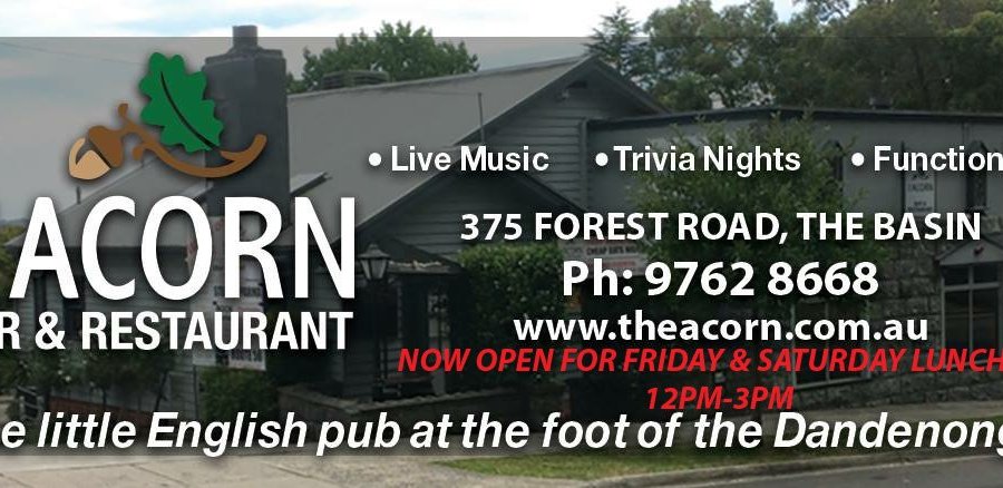 The Acorn Bar & Restaurant, everyone's favourite little Pub 