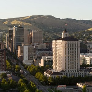 The Grand America Hotel centrally located in downtown Salt Lake City Utah. 