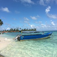 View from San Blas tour. It is a very long way to get to the islands, but it's worth it. This is Isla Diego I believe. the one island with a bar. It's the best one with the best huts. the other islands not so much. Entire trip is worth it. Highly recommended