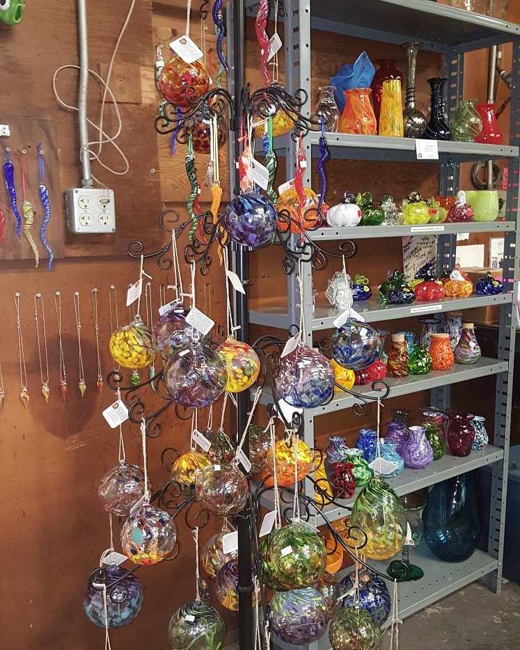 Get a closer look at glass blowing at Fireworks Glass Studios