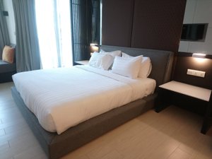 Avillion Cameron Highlands in Tanah Rata, image may contain: Furniture, Bed, Monitor, Bedroom