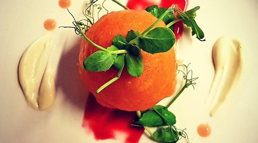 Pato al Mango (duck liver in mango)