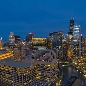 Our River North location features stunning city skyline and river views. 