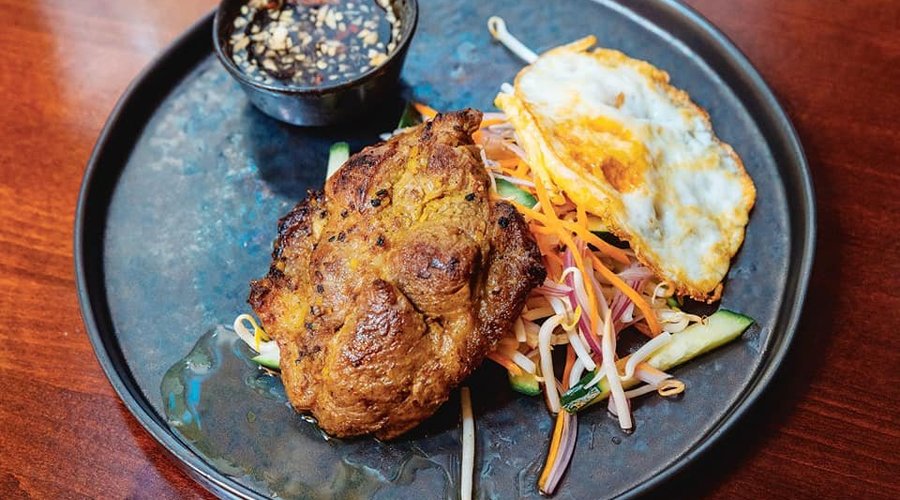 Saigon grilled pork with salad