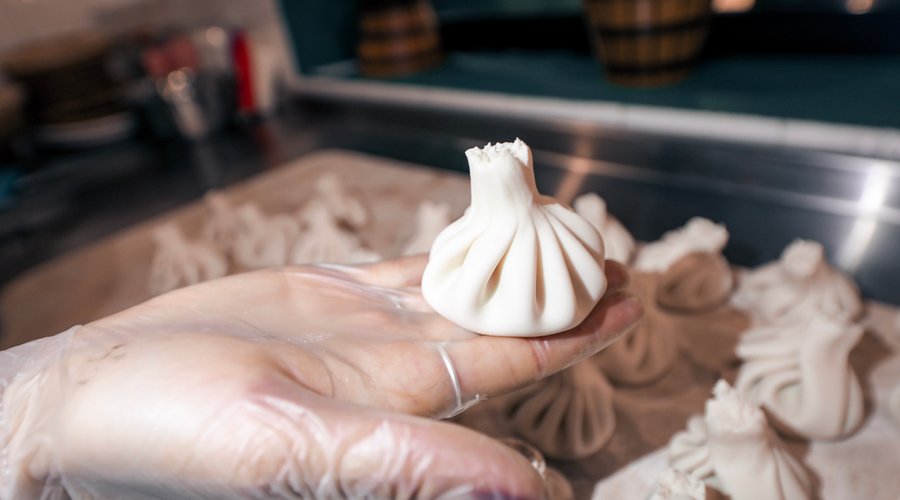 Khinkali - Georgian national dish and an essential part of Georgia. 
We kindly invite you in our Khinkali showroom. 
As Khinkali is much more than just a taste. Watch the whole preparation process and/or engage in it. Feel the taste of Georgian cuisine.

Хинкали - грузинское национальное блюдо и неотъемлемая часть Грузии.
Приглашаем вас в наш шоурум.
Хинкали - это нечто большее, чем просто вкус. Следите за процессом подготовки или участвуйте в нем. Почувствуйте вкус грузинской кухни лучше.

