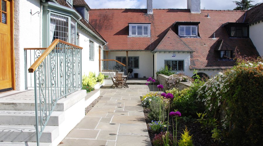 The holiday homes terrace