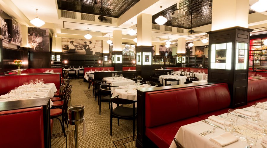 The comfortable interior at Tartufo Classic Italian