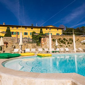The White Pool at the Hotel Villa La Palagina