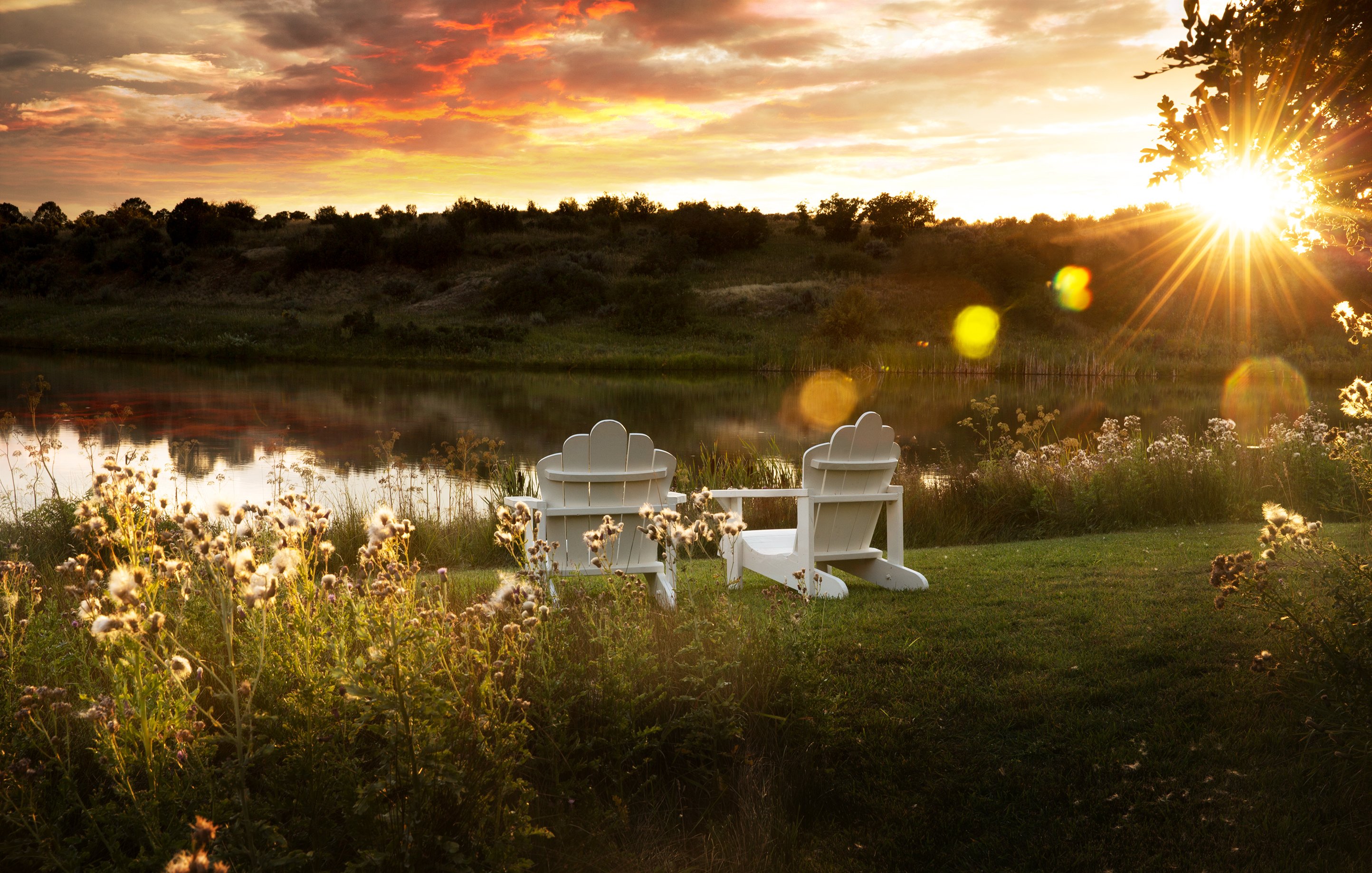 BLUE LAKE RANCH Updated 2024 Prices B B Reviews Durango CO   Sunset Over Blue Lake 