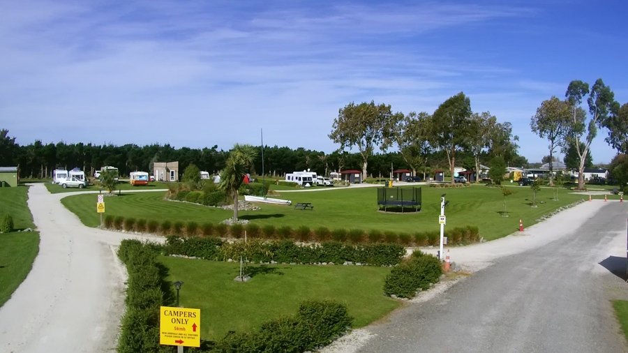 Camp entrance