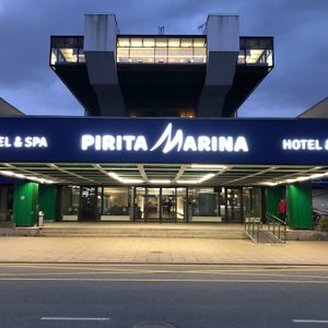 New look of main entrance almost complete 27.11.18