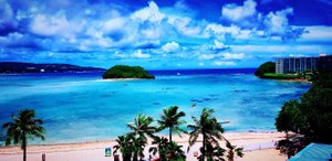 Onward Beach Resort in Guam, image may contain: Sky, Summer, Sea, Land
