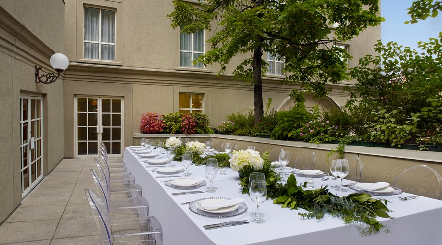 Enjoy a private event on our terrace at the Novotel Toronto Centre